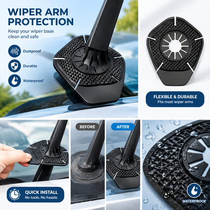 4er-Packung Silikon-Schutzkappen für Scheibenwischerarme – Auto Zubehör 🚗