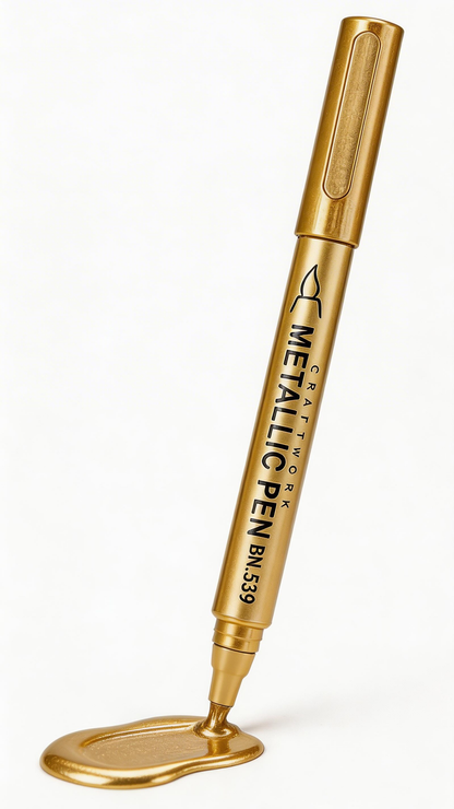 Wasserfeste, schnell trocknende Metallic-Marker