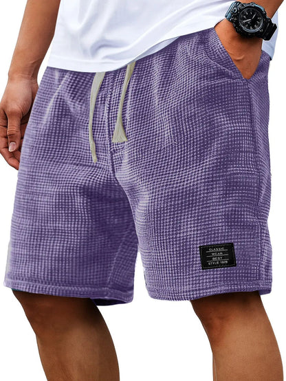 🩳 50% RABATT! 🌿 Atmungsaktive Waffel-Herren-Freizeitshorts – Leicht, elastischer Bund & lässiger Schnitt – Ideal für warme Tage, Freizeit oder einen entspannten Look – bequem & vielseitig ☀️✨