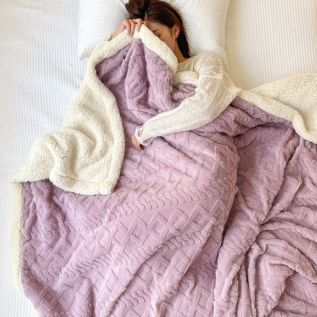 ❄️ Verdickte Imitat‑Kaschmir Wurfdecke — Super weiche warme Kuscheldecke für Sofa, Bett, Büro und Reisen ☁️🛋️