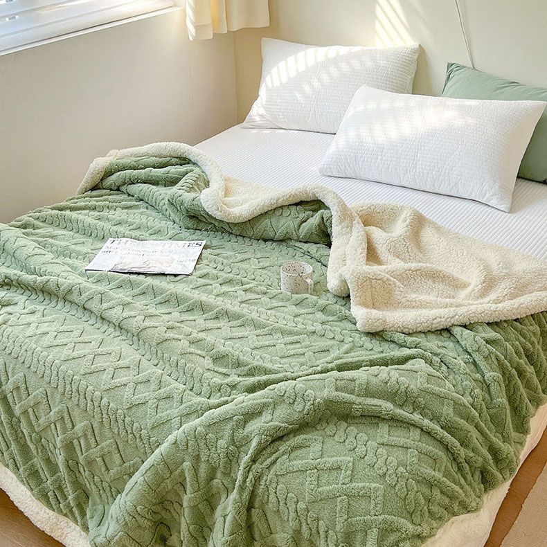 ❄️ Verdickte Imitat‑Kaschmir Wurfdecke — Super weiche warme Kuscheldecke für Sofa, Bett, Büro und Reisen ☁️🛋️