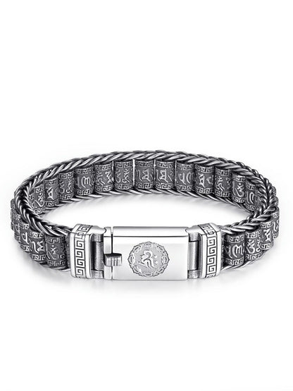 💎 50 % RABATT! 💎 Tibetisches Gebetsmühlen-Armband – 925er Sterlingsilber, Glücksbringer & Valentinstagsgeschenk