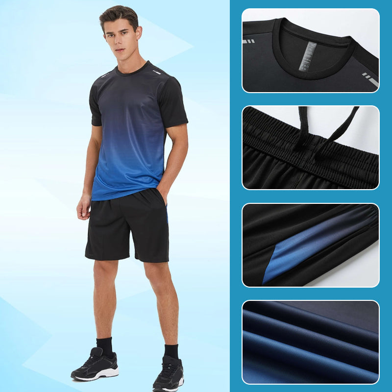 🎁Hot Sale 46% OFF⏳Men's Summer Quick-Drying Sports Suit