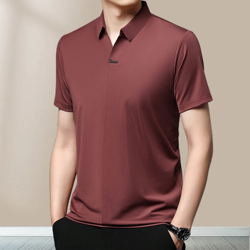 🎁Hot Sale 49% OFF⏳Men's Casual Revers Atmungsaktiv Knitterfrei T-shirt