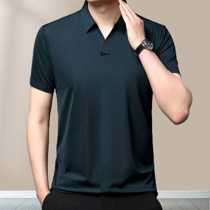 🎁Hot Sale 49% OFF⏳Men's Casual Revers Atmungsaktiv Knitterfrei T-shirt