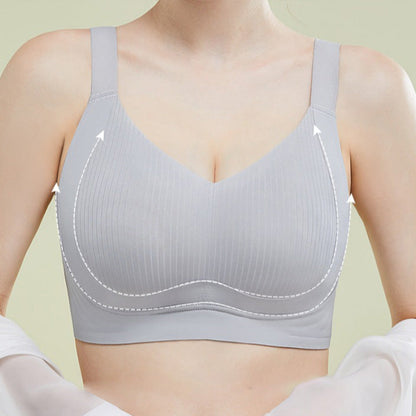 Wire-Free Non-Marking Skin-Friendly Push-Up Bra