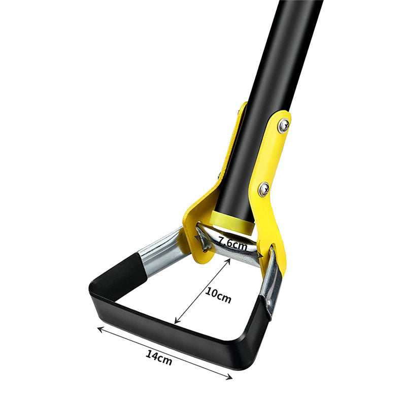 30-61 Zoll (ca. 76-155 cm) schwarze verstellbare Unkraut-Jätschlinge mit Bügelhacke