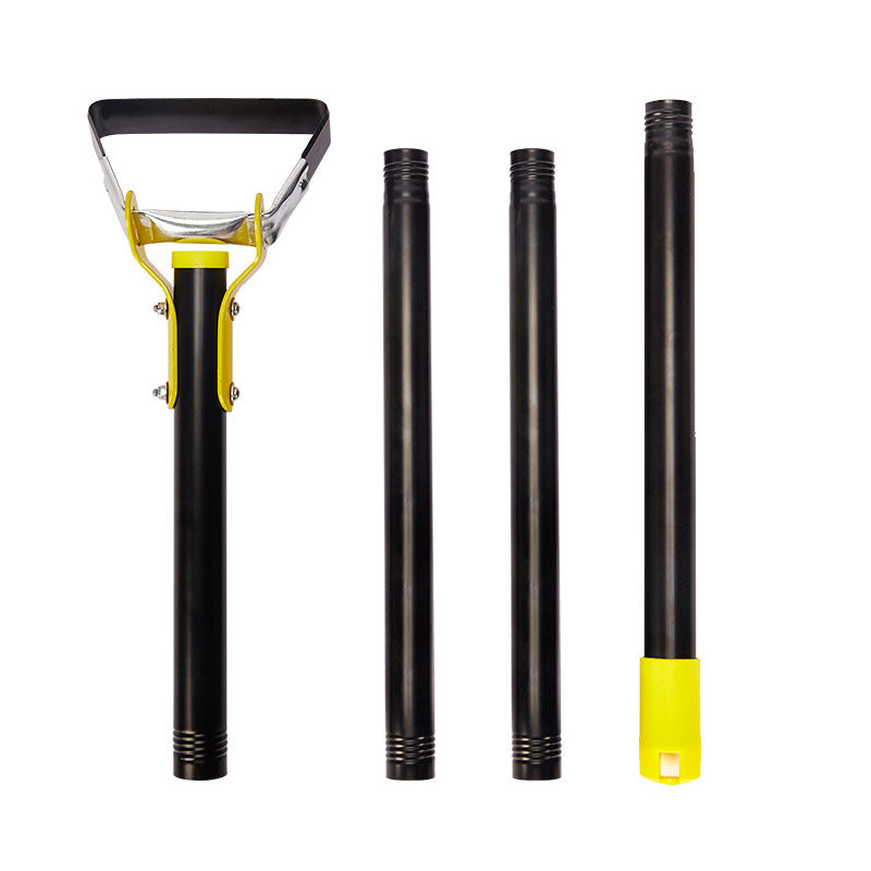 30-61 Zoll (ca. 76-155 cm) schwarze verstellbare Unkraut-Jätschlinge mit Bügelhacke