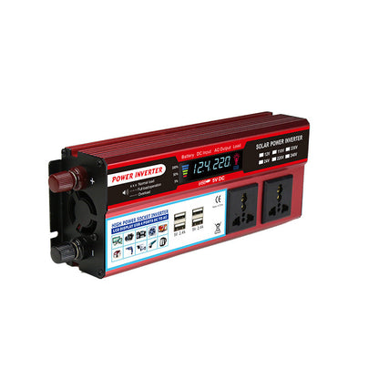 Tragbarer 2000W Wechselrichter Auto-Ladegerät Adapter DC zu AC