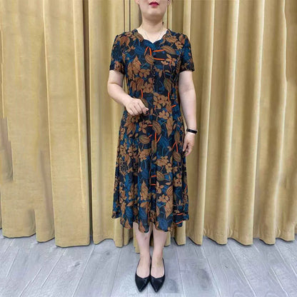 Anmutiges Kleid mit Blumenmuster für Frauen