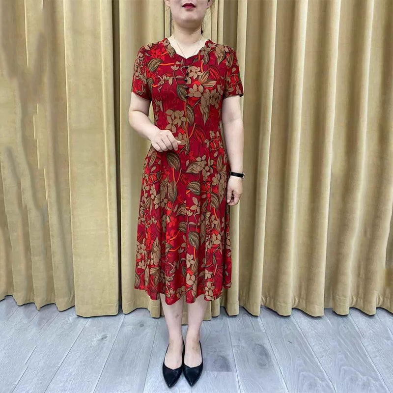 Anmutiges Kleid mit Blumenmuster für Frauen