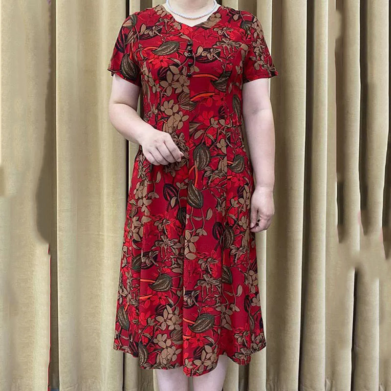 Anmutiges Kleid mit Blumenmuster für Frauen