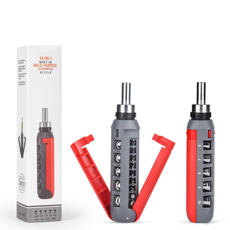 14 in 1 Multifunctional Ratchet Screwdriver Set