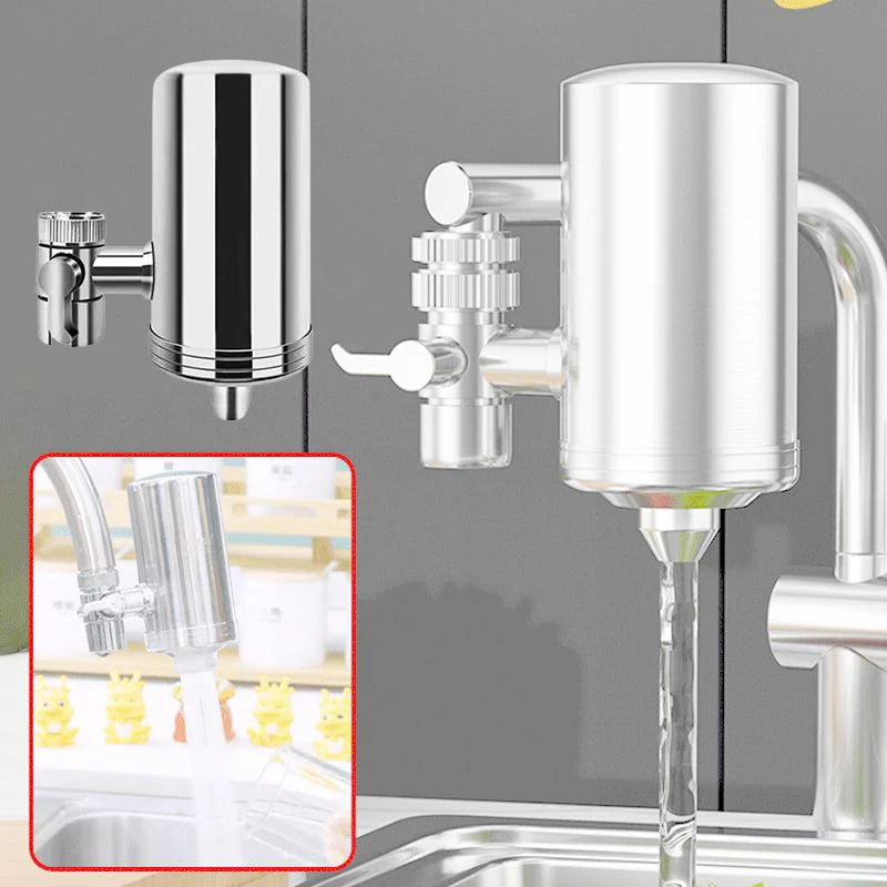 🚰 50% RABATT! 💧 Upgrade-Wasserhahnfilter – Direktes Trinkwasser, 5-stufige Filterung & einfache Installation ⚡
