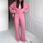Stylisches zweiteiliges Damen-Trainingsanzug-Set