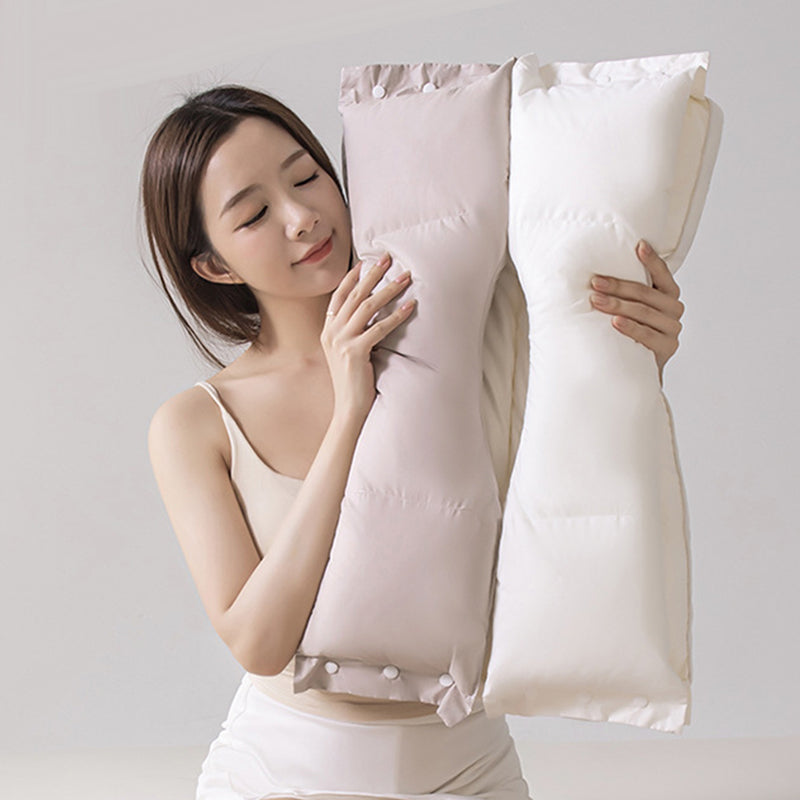 🛏️ 50 % RABATT! 💆 Zweilagiges Nackenkissen – höhenverstellbar & sanfte Stützkraft ✨