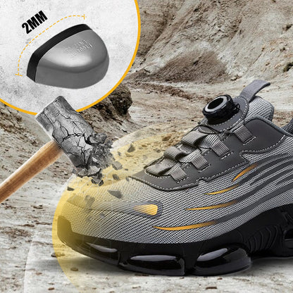 🔥2025 HOT SALE🔥 Schlag- und stichfeste Sicherheitsschuhe mit Drehknopf