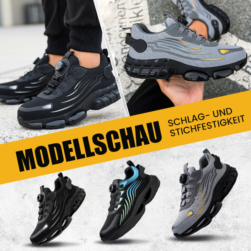 🔥2025 HOT SALE🔥 Schlag- und stichfeste Sicherheitsschuhe mit Drehknopf