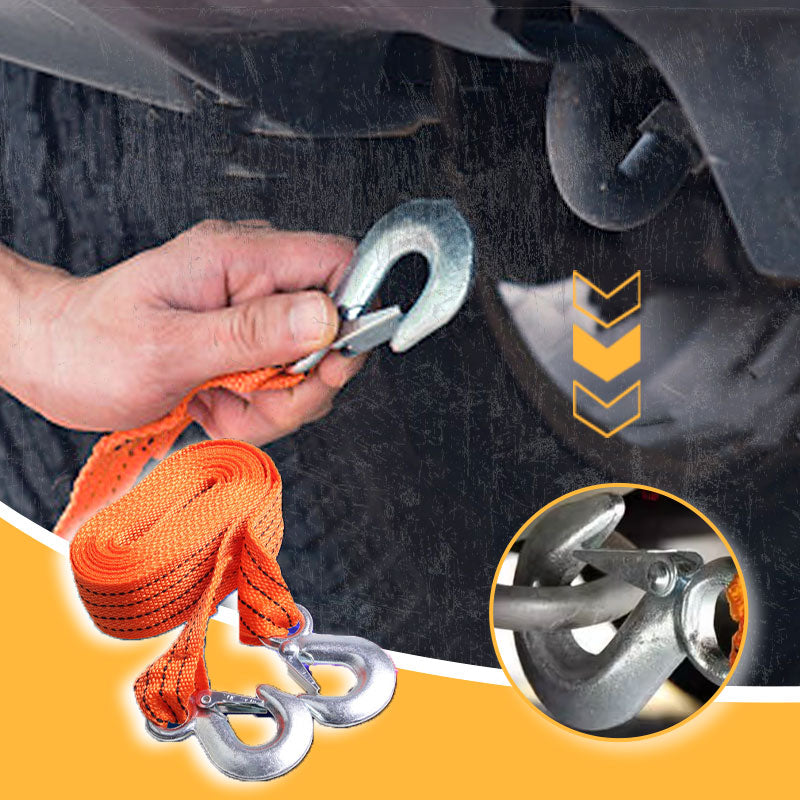 🔗 KAUFE 2, ERHALTE 1 GRATIS! 🚗 4m Abschleppseil mit Haken – 3t Tragkraft, Stabile Ösen & Für Pkw & Geländewagen ⚡