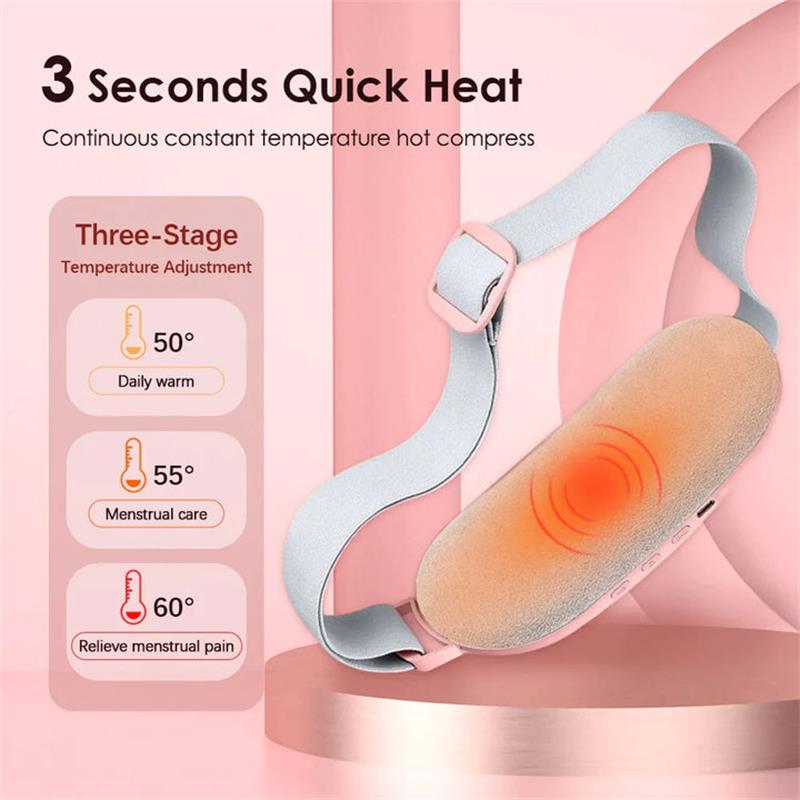 💖 NUR FÜR BEGRENZTE ZEIT – 50 % RABATT! ⚡ Kabelloser Menstruationsschmerz-Massager – Wärme, Vibration, diskret ✨