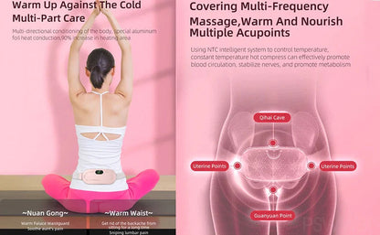 💖 NUR FÜR BEGRENZTE ZEIT – 50 % RABATT! ⚡ Kabelloser Menstruationsschmerz-Massager – Wärme, Vibration, diskret ✨