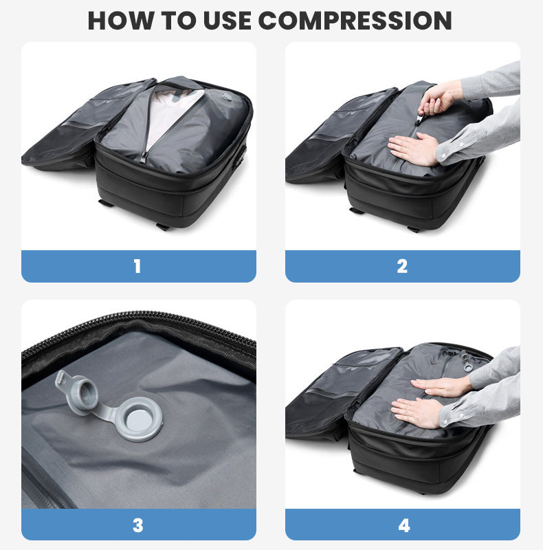 🔥Heißer Verkauf🔥Multifunktionaler, erweiterbarer Reiserucksack mit großer Kapazität