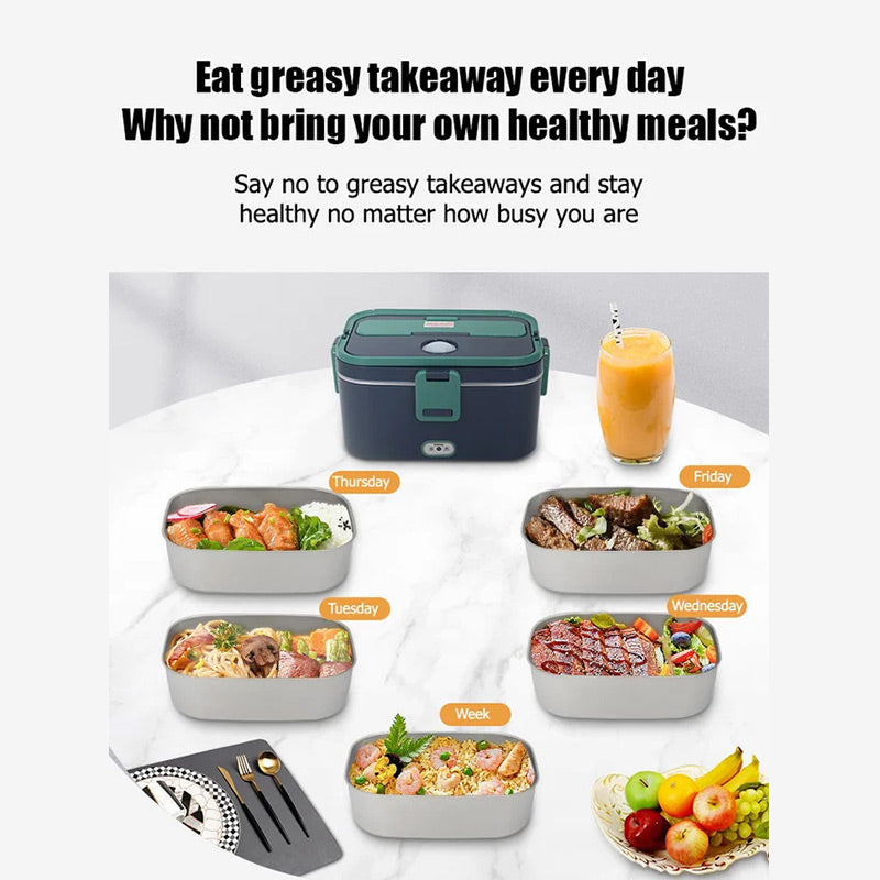 🔥50% RABATT !! 🍱Tragbares elektrisches Warmhalte-Set für Lunchboxen