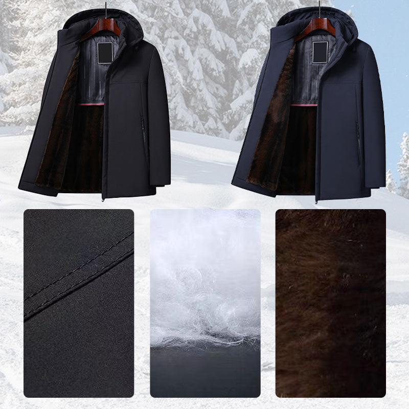 ❄️Winter Specials❄️Dicker Thermo-Parka mit Kapuze für Herren