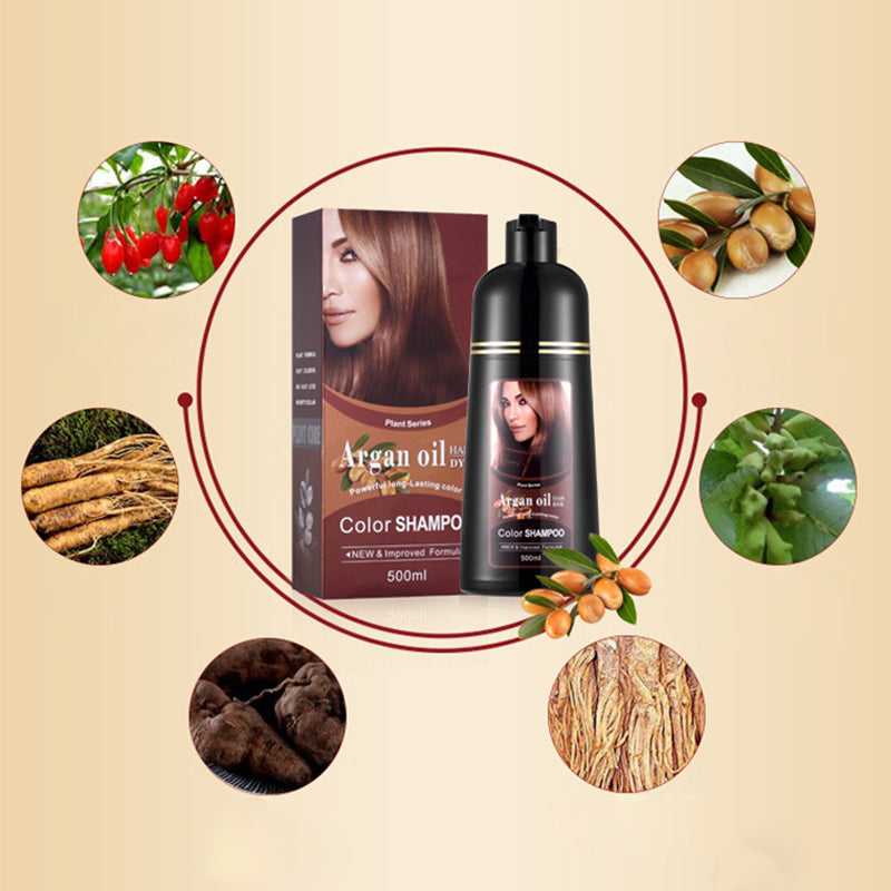 🔥 50% RABATT! 🔥 🎨 2-in-1 Haarfärbe-Shampoo – Einfach, Langanhaltend & Nährend! ✨