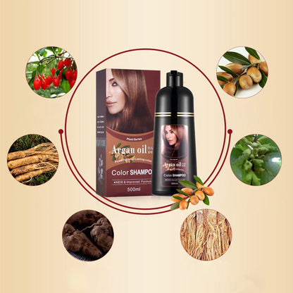 🔥 50% RABATT! 🔥 🎨 2-in-1 Haarfärbe-Shampoo – Einfach, Langanhaltend & Nährend! ✨