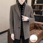 ❄️Winter-Specials❄️ Stilvolle Winter-Tweedjacke für Herren mit Reverskragen und weißem Entendaunenfutter