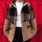 ❄️Winter Specials❄️ Dick gestrickte Kapuzenjacke für Frauen mit entspannter Passform