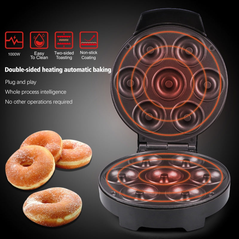 Elektrischer Mini-Donut-Maker mit antihaftbeschichteter Oberfläche