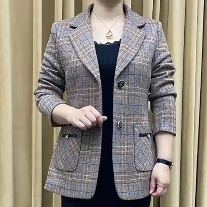 ❄️Winter-Specials❄️Lässiger langärmeliger Blazer für Damen