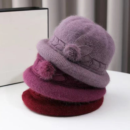 ❄️Winter Specials❄️ Dick gestrickter Hut mit gekräuselter Krempe