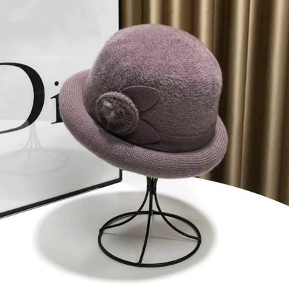 ❄️Winter Specials❄️ Dick gestrickter Hut mit gekräuselter Krempe