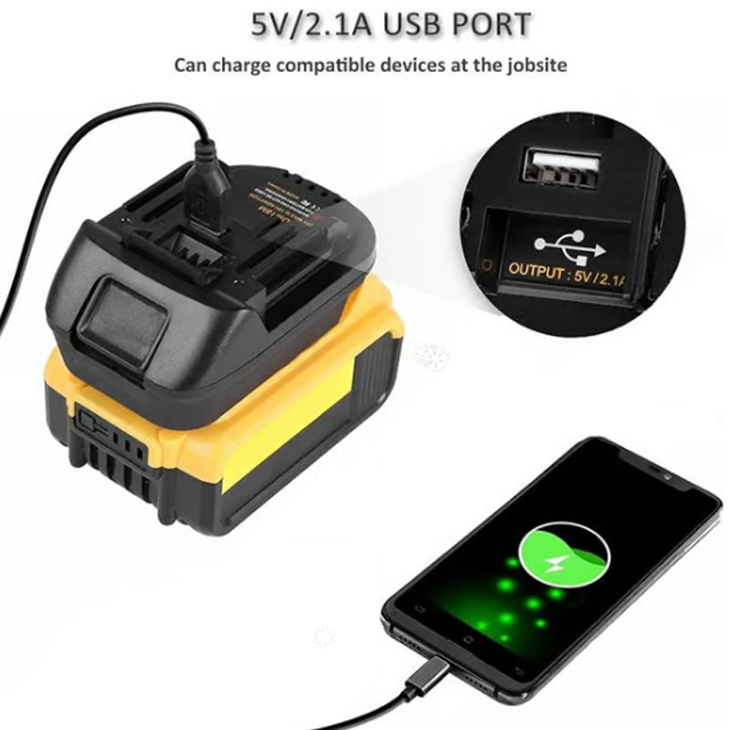 Lithium-Akku-Adapter für 18V-Akkugeräte