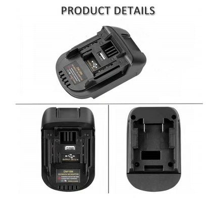 Lithium-Akku-Adapter für 18V-Akkugeräte