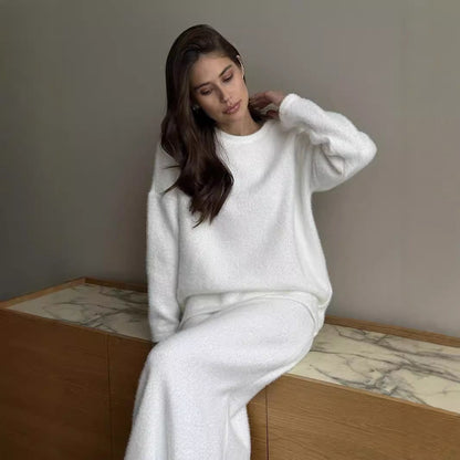 ❄️Winter-Specials❄️ Eleganter, kuscheliger Pullover und ausgestellter Rock für Frauen