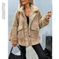❄️Winter-Specials❄️ Women's Thick Revers Doppeltasche Jacke