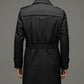 ❄️Winter-Specials❄️ Lässiger Herren Trenchcoat mit Revers und abnehmbarem Innenfutter