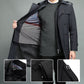 ❄️Winter-Specials❄️ Lässiger Herren Trenchcoat mit Revers und abnehmbarem Innenfutter