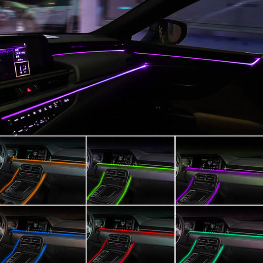 Atmosphäre Neonstreifenlicht für Innenauto -Panel