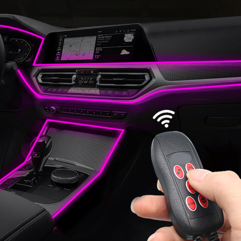 Atmosphäre Neonstreifenlicht für Innenauto -Panel