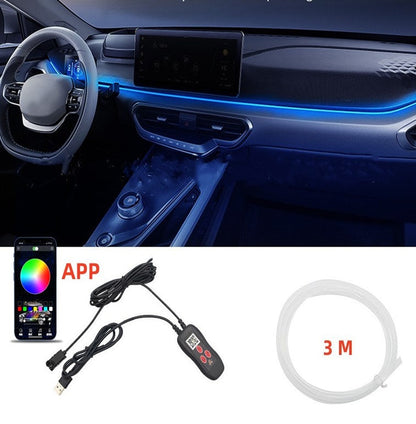 Atmosphäre Neonstreifenlicht für Innenauto -Panel