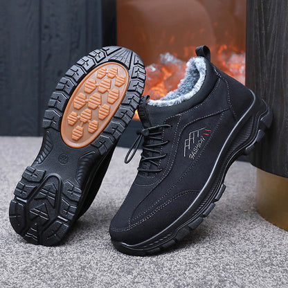 ❄️Winter Specials❄️ Herren Plüsch gefütterte warme Turnschuhe