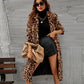❄️Winter Angebote❄️ Warmer Damen Leopard Print Kunstpelz Mantel