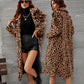 ❄️Winter Angebote❄️ Warmer Damen Leopard Print Kunstpelz Mantel