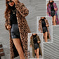 ❄️Winter Angebote❄️ Warmer Damen Leopard Print Kunstpelz Mantel