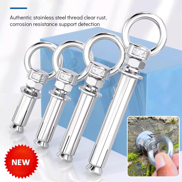 🔥 50 % Rabatt! 🔩 Ring-Dehnschraube aus 304 Edelstahl – Rostfrei, belastbar & vielseitig – Ideal für Montage, Bau & Heimwerkerprojekte 🛠️